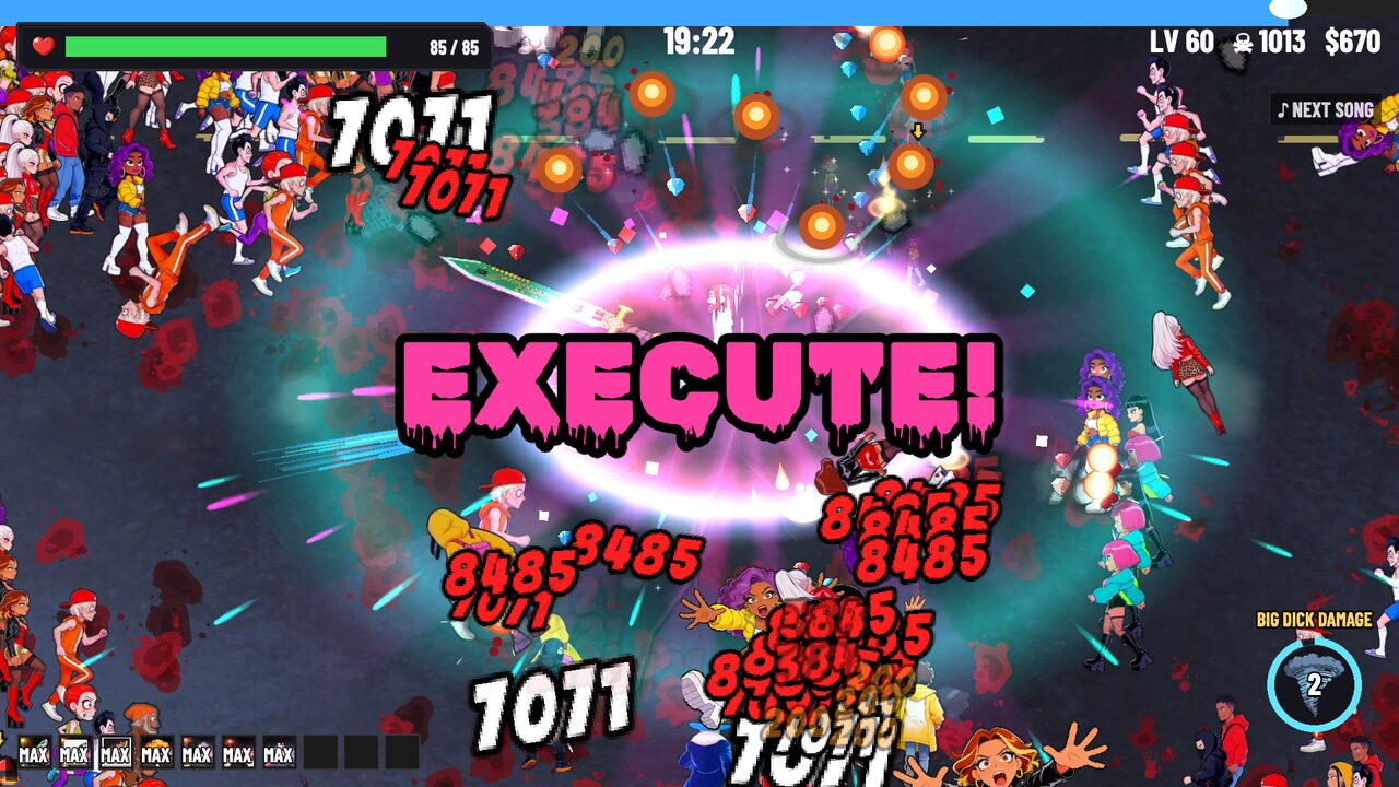 Rat King's EXECUTE ultimate, a purple ring wiping out a wave